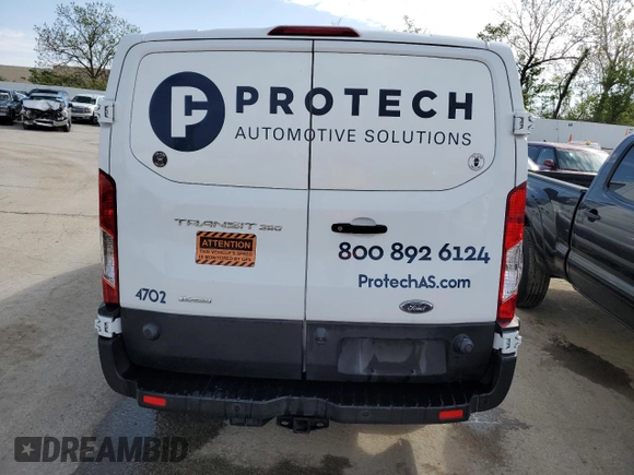 2019 Ford Transit Passenger XL with VIN 1FBZX2YG1KKB55622, listed as a Copart auction lot 52352464 with 111,415 mi miles and Salvage title. Bid and sale history available at DreamBid. Image 6.