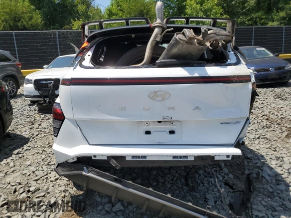 2024 Hyundai Kona N Line with VIN KM8HACA32RU063614, listed as a Copart auction lot 61770084 with Not Provided miles and Salvage Title. Bid and sale history available at carsss.com. Image 6.