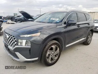 2022 Hyundai Santa Fe SEL with VIN 5NMS24AJ8NH408299, listed as a Copart auction lot 50214955 with 28,459 mi miles and Salvage Title. Bid and sale history available at carsss.com. Image 1.