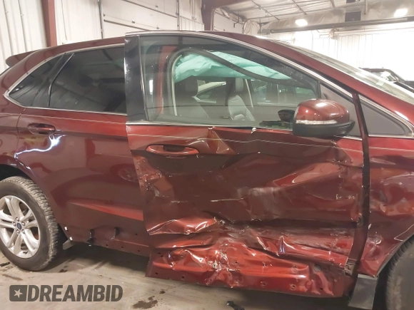 2015 Ford Edge SEL with VIN 2FMTK4J86FBC16473, listed as a IAAI auction lot 41700358 with 146,526 mi miles. Bid and sale history available at carsss.com. Image 14.