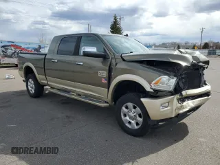 2014 Ram 2500 Longhorn with VIN 3C6UR5PL5EG144383, listed as a Copart auction lot 50025555 with 133,925 mi miles and Salvage Title. Bid and sale history available at carsss.com. Image 4.