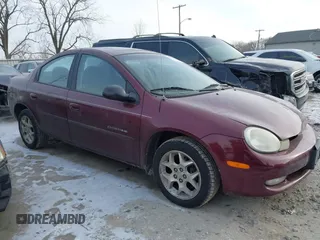 2001 Dodge Neon Highline with VIN 1B3ES46C01D231291, listed as a IAAI auction lot 41411104 with 91,095 mi miles and . Bid and sale history available at carsss.com. Image 1.