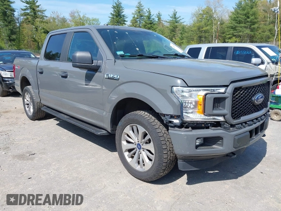 2018 Ford F-150 XL with VIN 1FTEW1EP6JFE00496, listed as a IAAI auction lot 42247235 with 76,858 mi miles and . Bid and sale history available at DreamBid. Image 1.