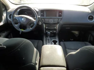 2017 Nissan Pathfinder S with VIN 5N1DR2MM1HC662918, listed as a Copart auction lot 53585695 with 158,088 mi miles and Clean Title. Bid and sale history available at carsss.com. Image 8.