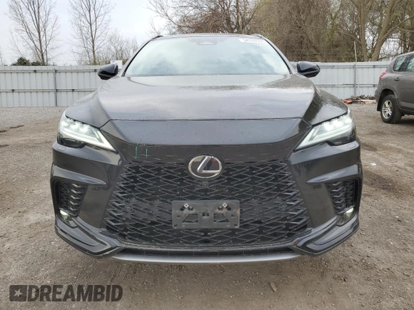 2023 Lexus RX 500h F Sport Performance с VIN 2T2BCMEA2PC003762, выставлен на аукционе Copart как лот 54748595 с пробегом 38 023 миль миль и Списание • Salvage title. История ставок и продаж доступна на DreamBid. Изображение 5.