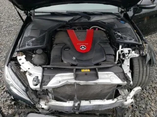2017 Mercedes-Benz C 43 AMG with VIN WDDWJ6EB1HF593550, listed as a Copart auction lot 74657224 with 77,780 mi miles and Salvage Title. Bid and sale history available at carsss.com. Image 12.