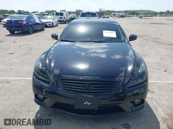 2013 Infiniti G37 Coupe IPL with VIN JN1CV6EK6DM923113, listed as a IAAI auction lot 42114063 with 79,381 mi miles. Bid and sale history available at carsss.com. Image 12.