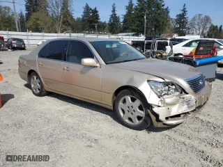 2004 Lexus LS 430 with VIN JTHBN36F940148160, listed as a Copart auction lot 54482395 with 101,122 mi miles and Salvage Title. Bid and sale history available at carsss.com. Image 4.
