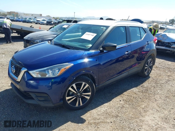 2019 Nissan Kicks S with VIN 3N1CP5CU0KL499248, listed as a IAAI auction lot 41687740 with 64,366 mi miles and . Bid and sale history available at DreamBid. Image 18.