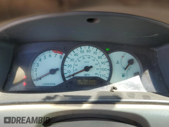 2004 Toyota Corolla CE with VIN JTDBR32EX40052802, listed as a Copart auction lot 55020115 with 239,999 mi miles and Clean Title. Bid and sale history available at DreamBid. Image 9.