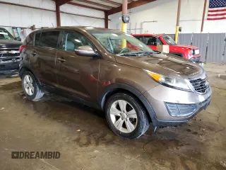 2012 Kia Sportage LX with VIN KNDPB3A28C7331687, listed as a Copart auction lot 60219055 with 87,591 mi miles and Salvage title. Bid and sale history available at DreamBid. Image 4.