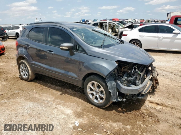2018 Ford EcoSport SE with VIN MAJ3P1TE4JC161186, listed as a Copart auction lot 59044455 with 36,077 mi miles and Salvage title. Bid and sale history available at DreamBid. Image 4.