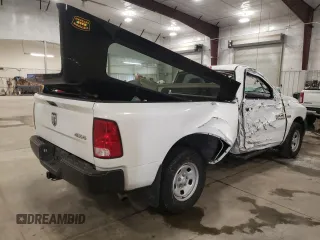2016 Ram 1500 Tradesman with VIN 3C6JR7DT5GG228855, listed as a Copart auction lot 83428394 with 46,786 mi miles and Salvage title. Bid and sale history available at DreamBid. Image 3.