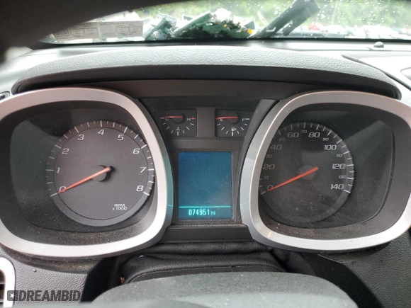 2016 Chevrolet Equinox LT with VIN 2GNALCEK8G6308422, listed as a Copart auction lot 60312474 with 74,951 mi miles and Salvage Title. Bid and sale history available at carsss.com. Image 9.