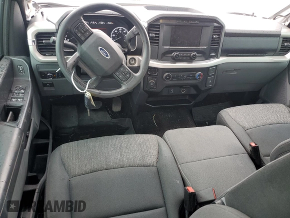 2021 Ford F-150 XL with VIN 1FTFW1E58MFA71291, listed as a Copart auction lot 57894045 with 78,892 mi miles and Salvage title. Bid and sale history available at DreamBid. Image 8.