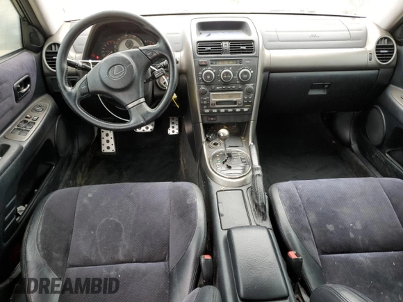 2001 Lexus IS 300/350 with VIN JTHBD182110028382, listed as a Copart auction lot 53190425 with 183,991 mi miles and Salvage Title. Bid and sale history available at DreamBid. Image 8.