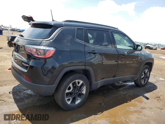 2017 Jeep Compass Trailhawk z VIN 3C4NJDDB4HT636215, wystawiony jako Copart lot #61841315 z przebiegiem 77 872 mil mil oraz Szkoda całkowita • Salvage title. Historia ofert i sprzedaży dostępna na DreamBid. Obrazek 3.