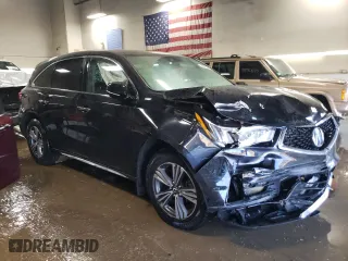 2017 Acura MDX with VIN 5FRYD4H35HB035996, listed as a Copart auction lot 48610825 with 113,366 mi miles and Salvage Title. Bid and sale history available at carsss.com. Image 4.