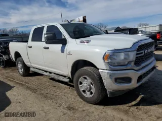 2023 Ram 2500 Tradesman with VIN 3C6UR5CL7PG615474, listed as a Copart auction lot 46673165 with 70,790 mi miles and Salvage Title. Bid and sale history available at carsss.com. Image 4.