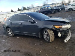 2012 Acura TSX Tech Pkg with VIN JH4CU2F62CC008451, listed as a Copart auction lot 45272625 with 179,434 mi miles and Salvage Title. Bid and sale history available at carsss.com. Image 4.