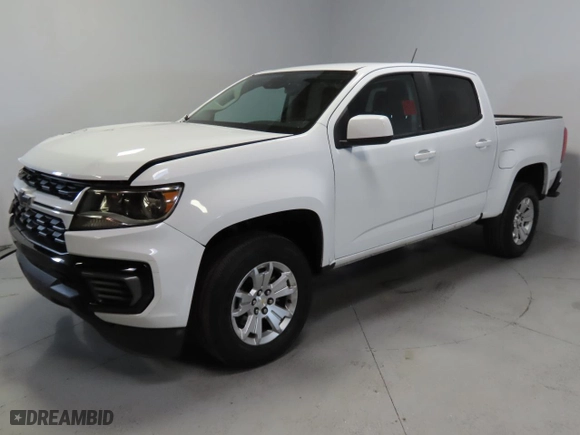 2021 Chevrolet Colorado 2WD LT with VIN 1GCGSCEN3M1224443, listed as a Copart auction lot 47441755 with 61,779 mi miles and Clean Title. Bid and sale history available at carsss.com. Image 2.
