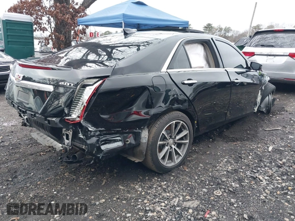 2017 Cadillac CTS Sedan Luxury RWD with VIN 1G6AR5SX1H0130143, listed as a IAAI auction lot 41139841 with 40,995 mi miles. Bid and sale history available at carsss.com. Image 4.