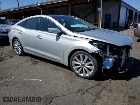 2014 Hyundai Azera Limited z VIN KMHFH4JG0EA410865, wystawiony jako Copart lot #50583525 z przebiegiem Nie podano mil oraz Szkoda całkowita • Salvage title. Historia ofert i sprzedaży dostępna na DreamBid. Obrazek 4.