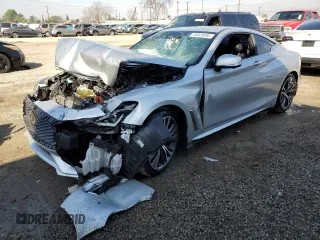 2017 Infiniti Q60 Sport with VIN JN1EV7EK1HM360220, listed as a Copart auction lot 45929095 with 28,612 mi miles and Salvage Title. Bid and sale history available at carsss.com. Image 1.