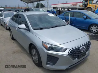 2021 Hyundai Ioniq Blue with VIN KMHC65LC3MU261583, listed as a IAAI auction lot 42421471 with 101,335 mi miles and . Bid and sale history available at DreamBid. Image 1.