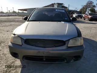 2002 Hyundai Accent GL with VIN KMHCG35C72U192411, listed as a Copart auction lot 85322524 with 130,977 mi miles and Salvage Title. Bid and sale history available at carsss.com. Image 5.