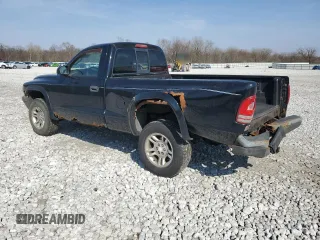 2004 Dodge Dakota with VIN 1D7GG16K54S588745, listed as a Copart auction lot 48946065 with 123,803 mi miles and Salvage Title. Bid and sale history available at DreamBid. Image 2.