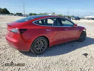 2018 Tesla Model 3 Long Range Battery with VIN 5YJ3E1EA0JF058425, listed as a Copart auction lot 52443635 with 80,722 mi miles and Salvage Title. Bid and sale history available at DreamBid. Image 3.