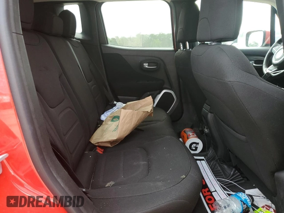 2018 Jeep Renegade Latitude with VIN ZACCJABB0JPH97800, listed as a Copart auction lot 55987105 with Not provided miles and Salvage title. Bid and sale history available at DreamBid. Image 11.