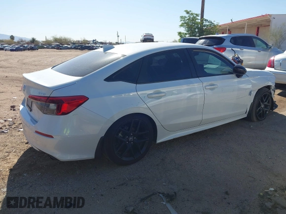 2022 Honda Civic Sedan Sport with VIN 2HGFE2F5XNH604976, listed as a IAAI auction lot 41829033 with 68,102 mi miles. Bid and sale history available at carsss.com. Image 4.