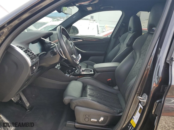 2022 BMW X3 M with VIN 5YM13EC04N9J34797, listed as a Copart auction lot 58901924 with 4,059 mi miles and Non Repairable. Bid and sale history available at carsss.com. Image 7.