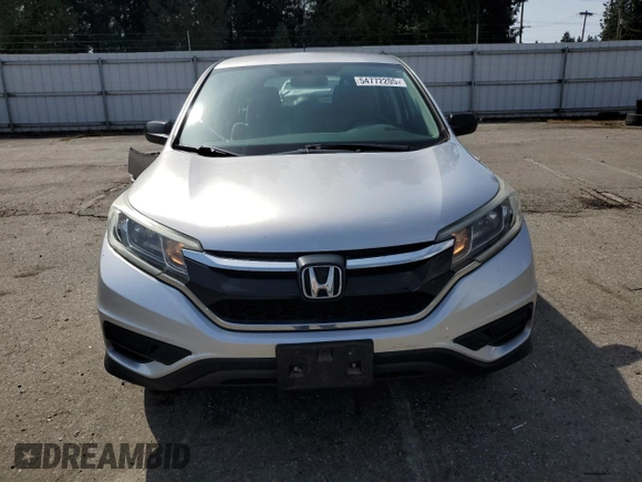 2016 Honda CR-V LX with VIN 2HKRM4H39GH638309, listed as a Copart auction lot 54772205 with 76,976 mi miles and Salvage Title. Bid and sale history available at carsss.com. Image 5.