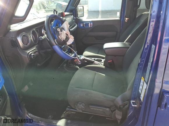 2018 Jeep Wrangler Unlimited Sahara with VIN 1C4HJXEGXJW213664, listed as a Copart auction lot 49144105 with 34,050 mi miles and Salvage Title. Bid and sale history available at carsss.com. Image 7.