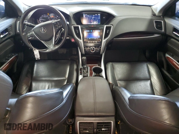 2017 Acura TLX Technology with VIN 19UUB1F56HA003416, listed as a Copart auction lot 54445025 with 75,002 mi miles and Clean title. Bid and sale history available at DreamBid. Image 8.