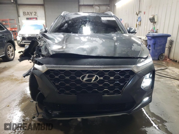 2020 Hyundai Santa Fe SEL with VIN 5NMS3CAA0LH152308, listed as a Copart auction lot 87057694 with 38,271 mi miles and Salvage Title. Bid and sale history available at carsss.com. Image 5.