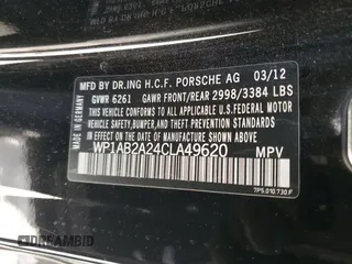 2012 Porsche Cayenne S z VIN WP1AB2A24CLA49620, wystawiony jako Copart lot #51384715 z przebiegiem Nie podano mil oraz Szkoda całkowita • Salvage title. Historia ofert i sprzedaży dostępna na DreamBid. Obrazek 15.