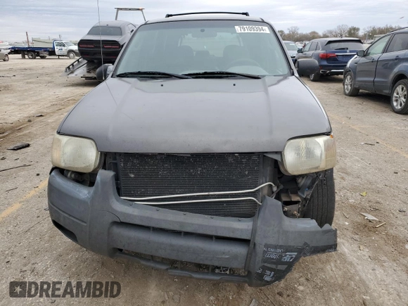2002 Ford Escape XLS Choice with VIN 1FMYU02102KB67376, listed as a Copart auction lot 79109394 with 234,306 mi miles and Salvage title. Bid and sale history available at DreamBid. Image 5.