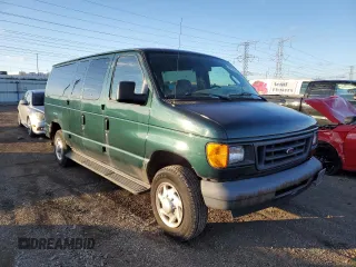 2007 Ford Econoline Passenger XL with VIN 1FBNE31L17DB00911, listed as a Copart auction lot 87107744 with 251,189 mi miles and Clean Title. Bid and sale history available at carsss.com. Image 4.