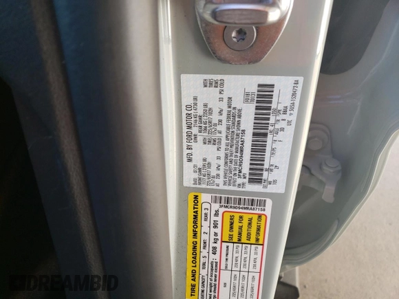2021 Ford Bronco Sport Badlands z VIN 3FMCR9D94MRA87158, wystawiony jako Copart lot #61389124 z przebiegiem 26 131 mil mil oraz Nie do naprawy • Non repairable. Historia ofert i sprzedaży dostępna na DreamBid. Obrazek 14.