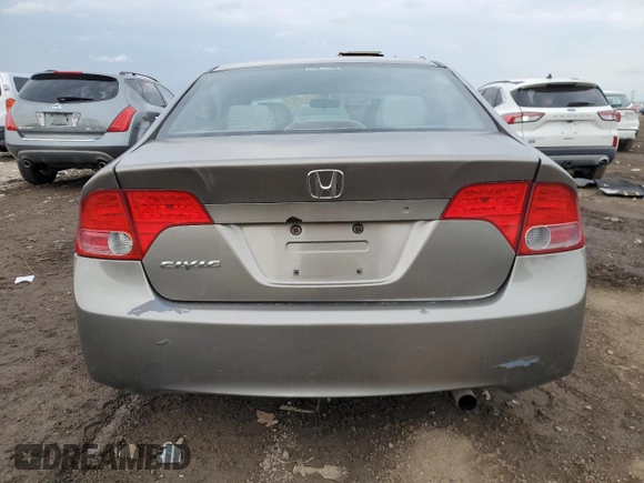 2007 Honda Civic EX with VIN 1HGFA16807L139145, listed as a Copart auction lot 52444095 with 217,422 mi miles and Salvage Title. Bid and sale history available at DreamBid. Image 6.