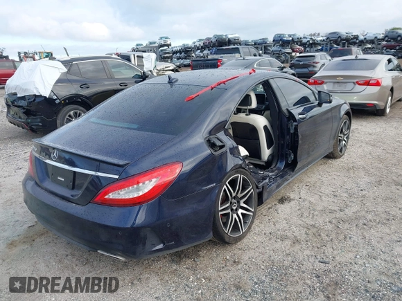 2018 Mercedes-Benz CLS-Class CLS 550 with VIN WDDLJ7DB4JA204462, listed as a IAAI auction lot 41303191 with 100,291 mi miles. Bid and sale history available at carsss.com. Image 4.