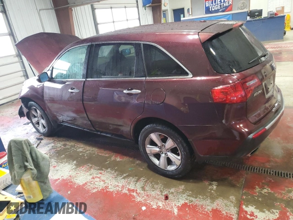 2011 Acura MDX Tech Pkg with VIN 2HNYD2H6XBH515446, listed as a Copart auction lot 52303195 with 167,296 mi miles and Salvage Title. Bid and sale history available at carsss.com. Image 2.