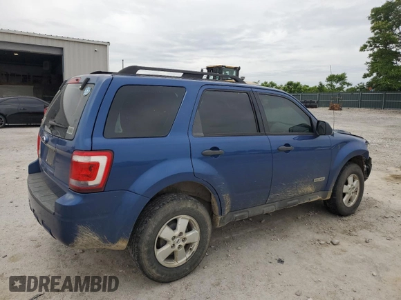 2008 Ford Escape XLS z VIN 1FMCU02Z98KB14085, wystawiony jako Copart lot #58335845 z przebiegiem 191 313 mil mil oraz Szkoda całkowita • Salvage title. Historia ofert i sprzedaży dostępna na DreamBid. Obrazek 3.
