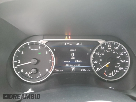 2025 Nissan Sentra SR with VIN 3N1AB8DV3SY246281, listed as a Copart auction lot 42156675 with 668 mi miles and Salvage Title. Bid and sale history available at DreamBid. Image 9.
