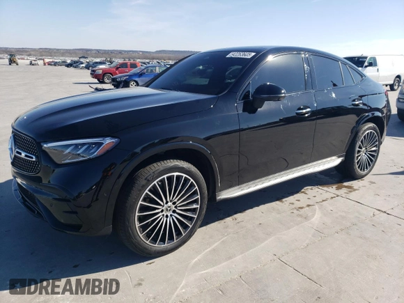 2025 Mercedes-Benz GLC with VIN W1NKJ4HB1SF265117, listed as a Copart auction lot 42263605 with 7,309 mi miles and Salvage Title. Bid and sale history available at carsss.com. Image 1.