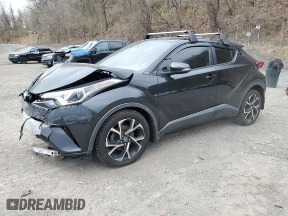 2018 Toyota C-HR XLE with VIN JTNKHMBX5J1006841, listed as a Copart auction lot 53181275 with 118,382 mi miles and Salvage Title. Bid and sale history available at carsss.com. Image 1.